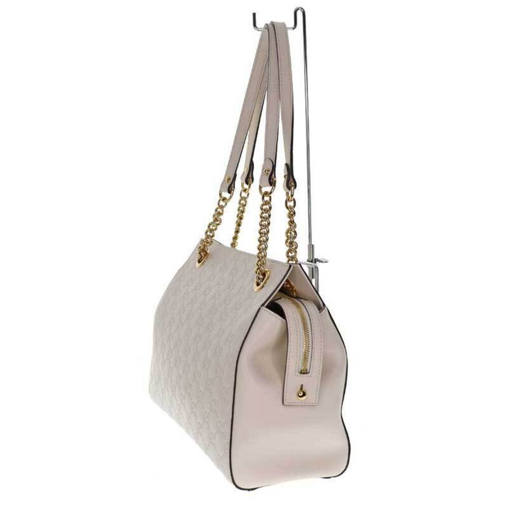 GUCCI chain shoulder bag Guccissima white - Picture 4 of 6